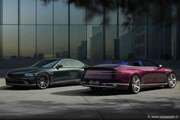 Genesis toont deftige coupé en cabriolet op G90-basis