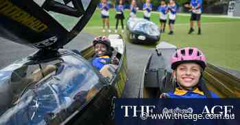 Fast times at Cranbourne West: Primary school pupils drive high-powered school project