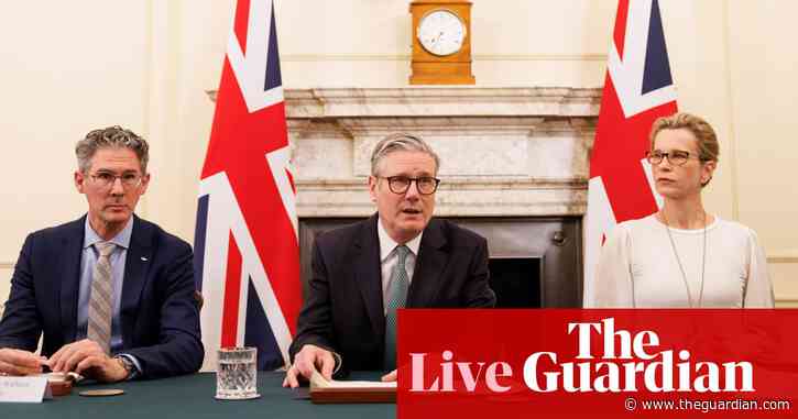 Starmer says UK has ‘range of levers’ as he promises to respond to Trump tariffs with ‘cool and calm heads’ – UK politics live