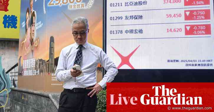 US dollar ‘at risk of confidence crisis’ as Trump tariffs rattle global markets – business live