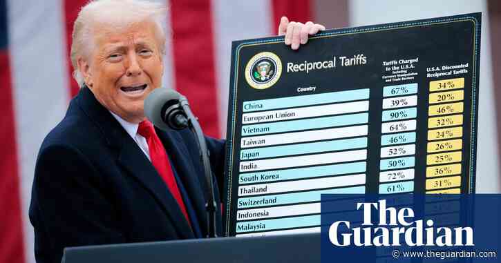 Trump announces sweeping new tariffs, upending decades of US trade policy