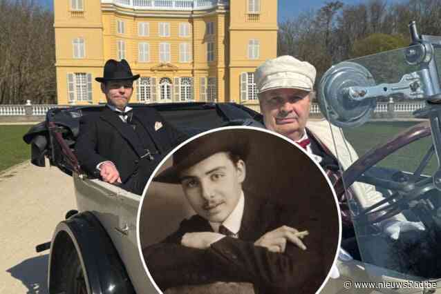 ‘Dandy’ Simon (26) speelt flamboyante graaf Henri d’Ursel tijdens Kasteelfeesten: “Een sweater vind je niet in mijn kleerkast”