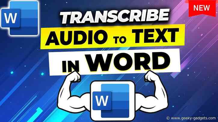 Stop Typing! Convert Audio to Text in Word Like a Pro