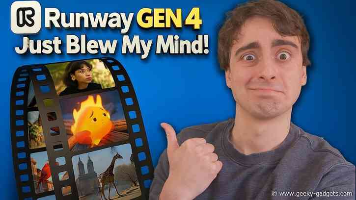 Runway Gen 4 AI Video Generator : First Impressions