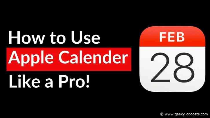 Master Apple Calendar Like a Pro for Better Time Management