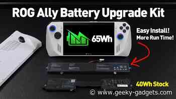 65Wh JSAUX ROG Ally Battery Upgrade Kit $79.99