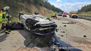 Bei 200 km/h: Hamburger Fußballer überschlägt sich mit Sportwagen