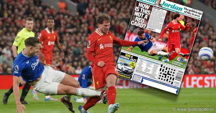 Ophef in Engeland nadat Everton-speler géén rood krijgt voor horrortackle: ‘Hij had zijn benen kunnen breken’