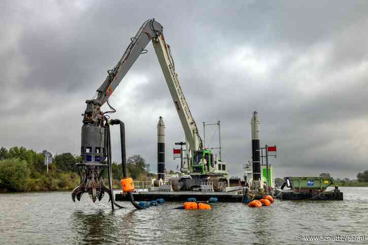 Martens en Van Oord zet bomvrij materieel in voor baggerwerk Maas