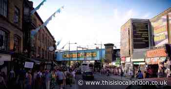 RECAP as TONNE of rubbish burns on rooftop by Camden Market amid heatwave