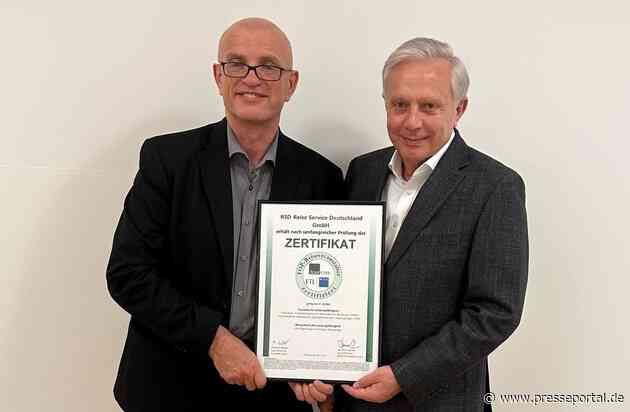 RSD Reise Service Deutschland wieder als TOP-Reiseveranstalter ausgezeichnet / Erneute Zertifizierung pünktlich zum 15-jährigen Firmenjubiläum