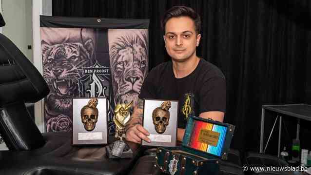 Hulshoutse tattoo-artiest Ben Proost (26) rijgt prijzen aan elkaar op conventies: “Realisme is mijn favoriete stijl”