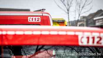 Brandweer blust garagebrand in Koersel