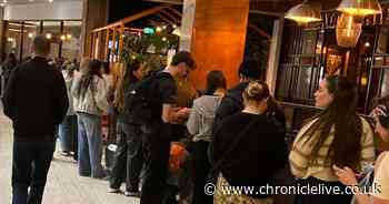 Big queues in Newcastle as city centre restaurant gives away free food
