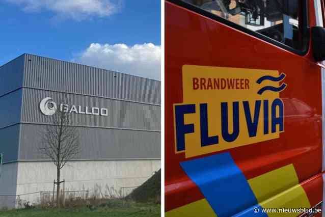 Schrootbrand bij Galloo snel onder controle