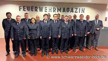 Ehrungen und Beförderungen: 152 Einsätze für die Feuerwehr Bad Wildbad