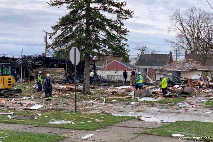 Detroit-area house explodes, blasting man to the front lawn