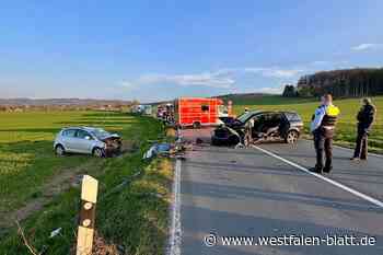 Verletzte Personen aus Autos befreit