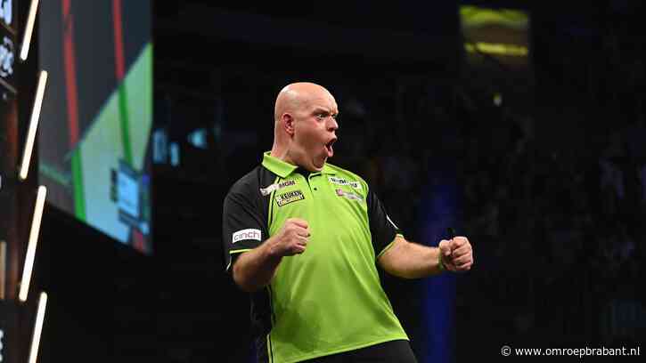 Van Gerwen trekt zich vanwege schouderblessure terug voor Premier League