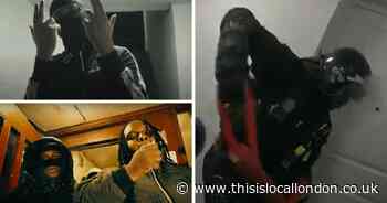 WATCH: South-east London gun-wielding gang busted after bragging on social media