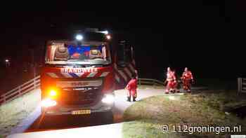 Brandje op boot Tichelwerkpad in Groningen
