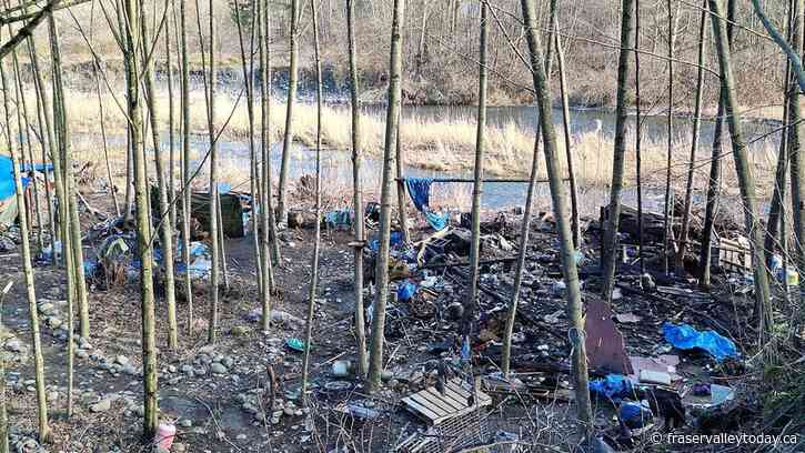 Chilliwack First Nation fed up with homeless camp near Vedder Bridge, plans action this Sunday