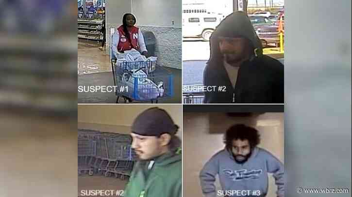 WBRSO searching for multiple suspects following a slew of Walmart thefts