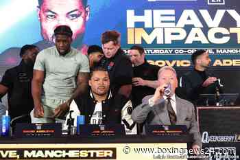 Desperation in Manchester: Joyce Ignores Handshake, Hrgovic Promises ‘Knockout’