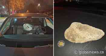 Pregnant Tesla passenger injured by flying rock on Vancouver street