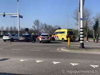 Verkeerschaos in Purmerend na aanrijding bij Jan Blankenbrug