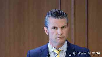 Nach Chatgruppen-Affäre: Pentagon ermittelt gegen US-Minister Hegseth