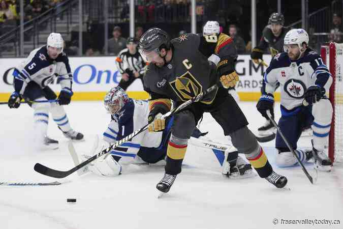 Comrie records shutout as Jets beat Golden Knights 4-0 in matchup of divisional leaders