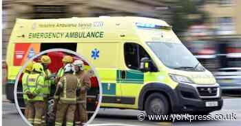 Crash in North Yorkshire - victim trapped