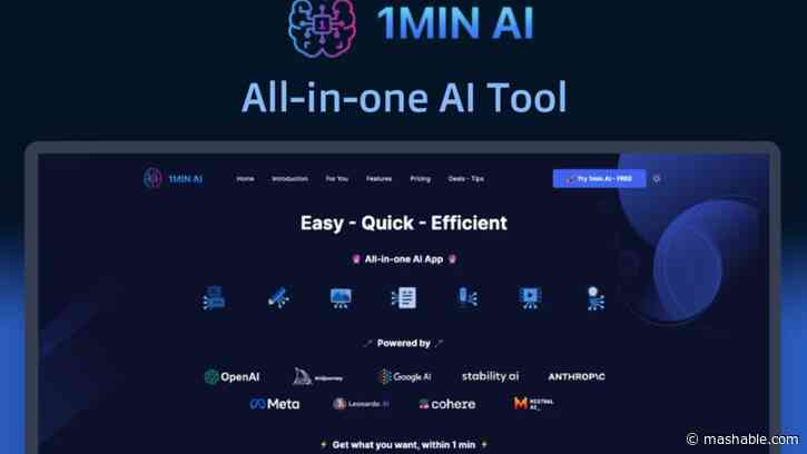 Streamline your workday with a collection of AI tools you only have to pay for once
