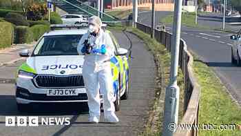 Men in hospital after double stabbing