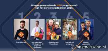 Dit zijn de hoogste gewaardeerde NPO-programma's van Q1
