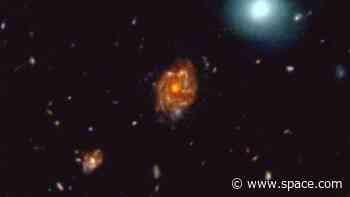 JWST finds spiral galaxy about 5 times more massive than Milky Way — scientists call it 'Big Wheel'