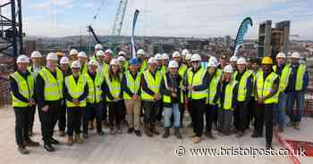 Massive student housing scheme tops out in Bristol's Temple Quarter zone