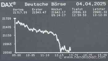 Dax aktuell: Nach Ankündigung aus Peking: Dax bricht um mehr als fünf Prozent ein