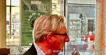 TV star performs poetry at north London pub