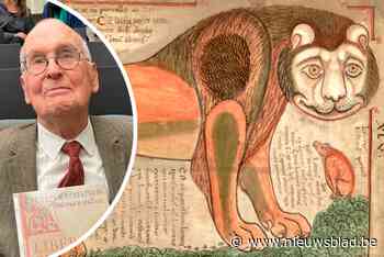 91-jarige prof laat ons meelezen met zijn levenslange passie, het Liber Floridus: “Dit is de Mona Lisa van de Boekentoren”