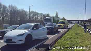 Een uur vertraging op de A58 door ongeluk