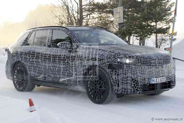 Nieuwe BMW X5 scheurt door de sneeuw