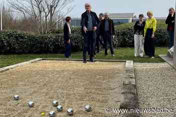 Warm Nest van AZ Zeno kreeg nieuwe petanquebaan van Rotary Knokke-Oostkust