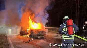 Vor der Flammen-Hölle gerettet: So wurde ein beherzter Passant bei Rechtmehring zum Lebensretter