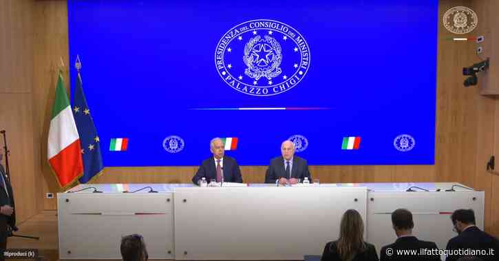 Decreto sicurezza, la conferenza stampa con Nordio e Piantedosi dopo il Cdm