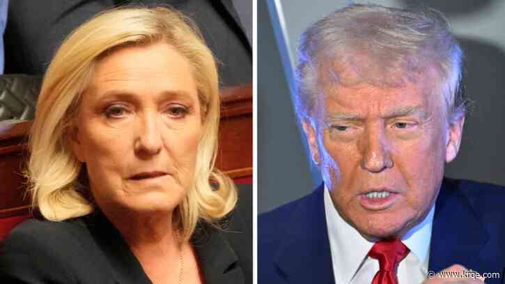 Trump calls for Marine Le Pen to be freed