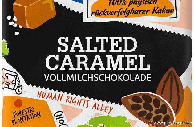 Die Ludwig Weinrich GmbH & Co. KG informiert über einen Warenrückruf des Produktes "Way To Go - Salted Caramel Vollmilchschokolade, 180g"