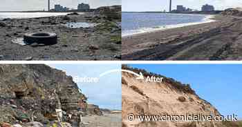 Northumberland beach cleaned of 70 years of industrial colliery waste in £5 million project