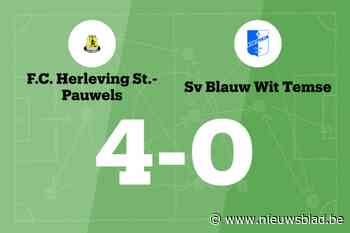 Peeters maakt twee goals voor FCH Sint-Pauwels in wedstrijd tegen SV Blauw Wit Temse